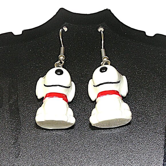 Snoopy Earrings, 3D, NEW - Picture 7 of 10